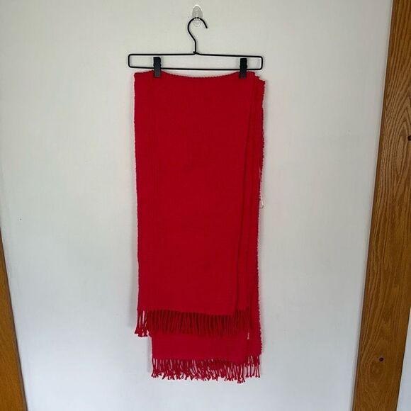 Nido Notte hot pink waffle knit oversized throw blanket - Picture 5 of 5